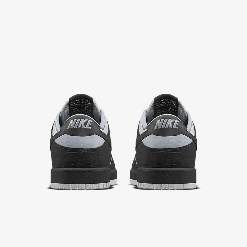 Giày Nike Dunk Low Unlocked By You Nữ Đen Trắng